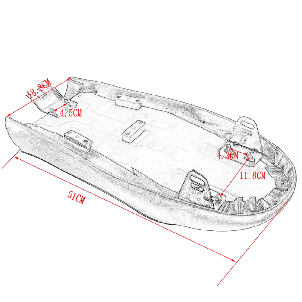 Винтажное сиденье для мотоцикла седло в стиле ретро Honda CG125 GN CG CB200 CB350 CB400SS CB500 CB750