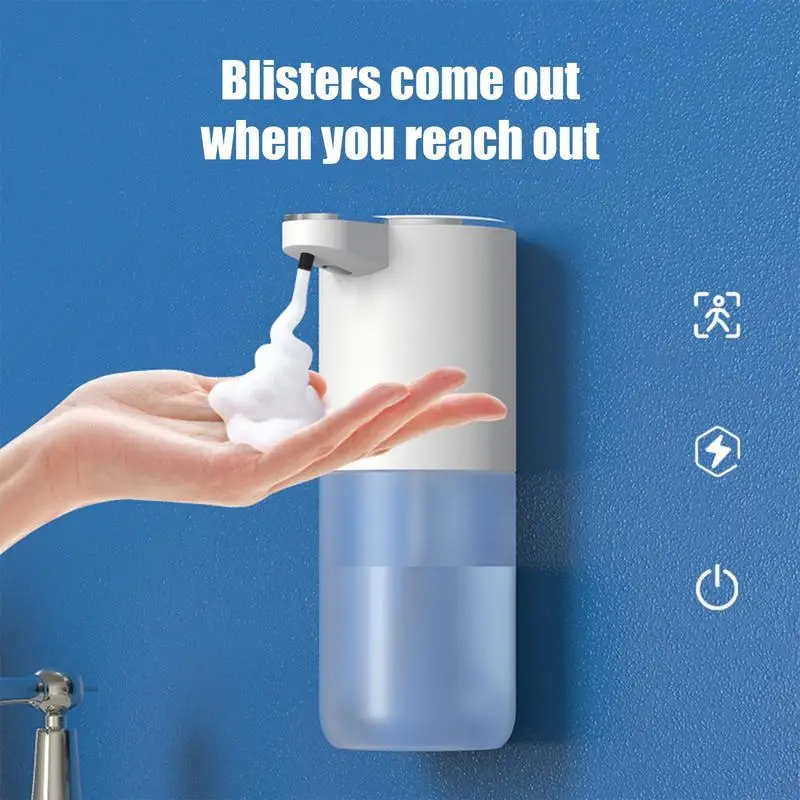 

Автоматический диспенсер для мыла, Бесконтактный дозатор жидкого мыла с перезаряжаемым датчиком, умный дозатор мыла для мытья рук в ванной комнате