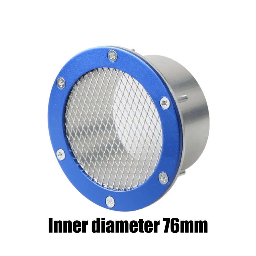 

76mm Car Air Vent Dust Air Duct Grille Bumper Vent Inlet Air Intake Bumper Vent Inlet Air Duct Cold Air Filter Universal