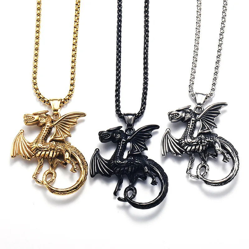 Ожерелье с подвеской из нержавеющей стали изображением Божьего меча тройного