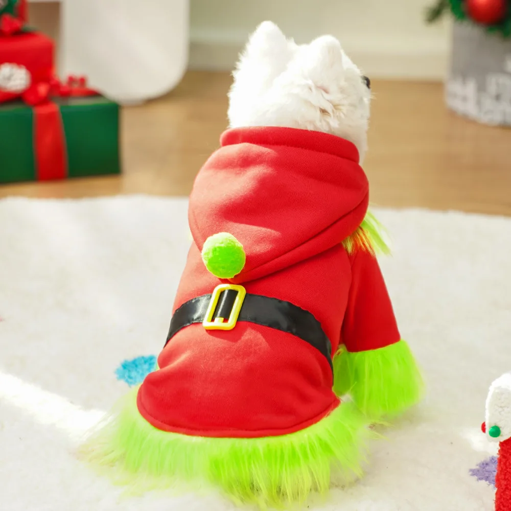 XS-2XL Одежда для собак зимняя теплая модная рождественская одежда пальто и кошек