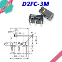 1 10pcs mouse micro switch d2fc 3m mouse button fretting d2fc