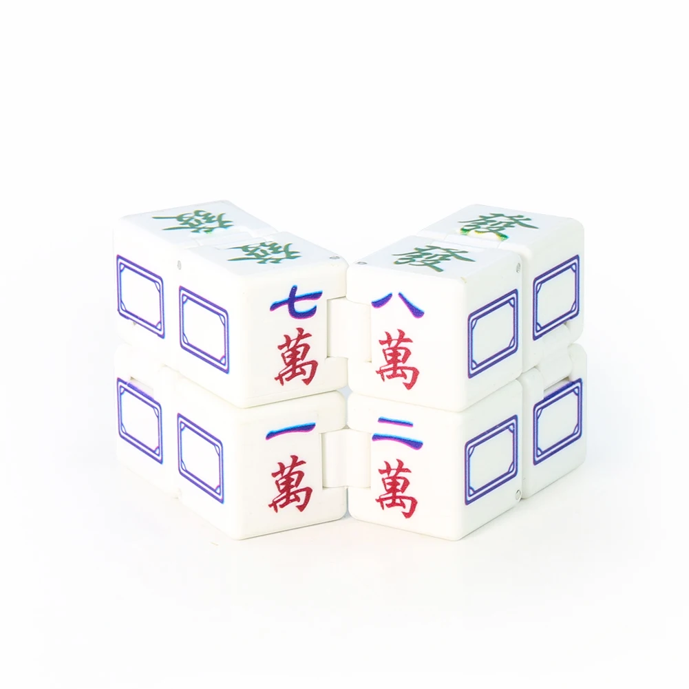 Second Order Chinese Style Mahjong Cube Interesting Personality Children Educational Toy Elementary Props Paperweight Home Decor