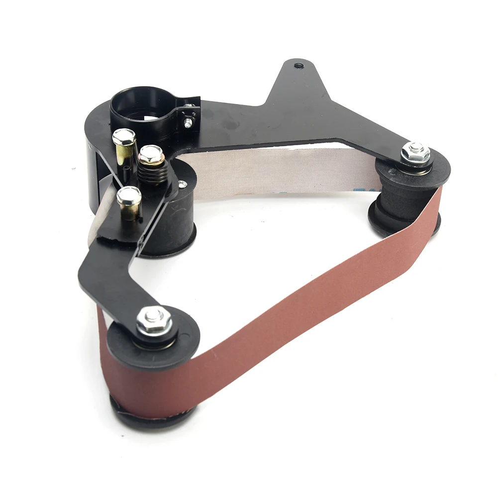Pipe Tube Tool 270 Degree Bearing Adapter Support Tubular Belt Sander Polisher Angle Grinder Accessories Polishing Home Bracket