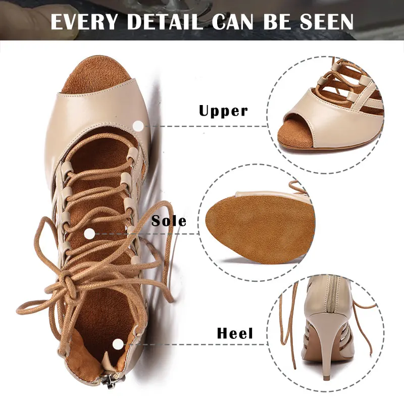 SWDZM Women High Quality Latin Dance Booties Suede Sole Tango/Sasa Dancing shoes sexy high-heeled Jazz dance Boots Ladies