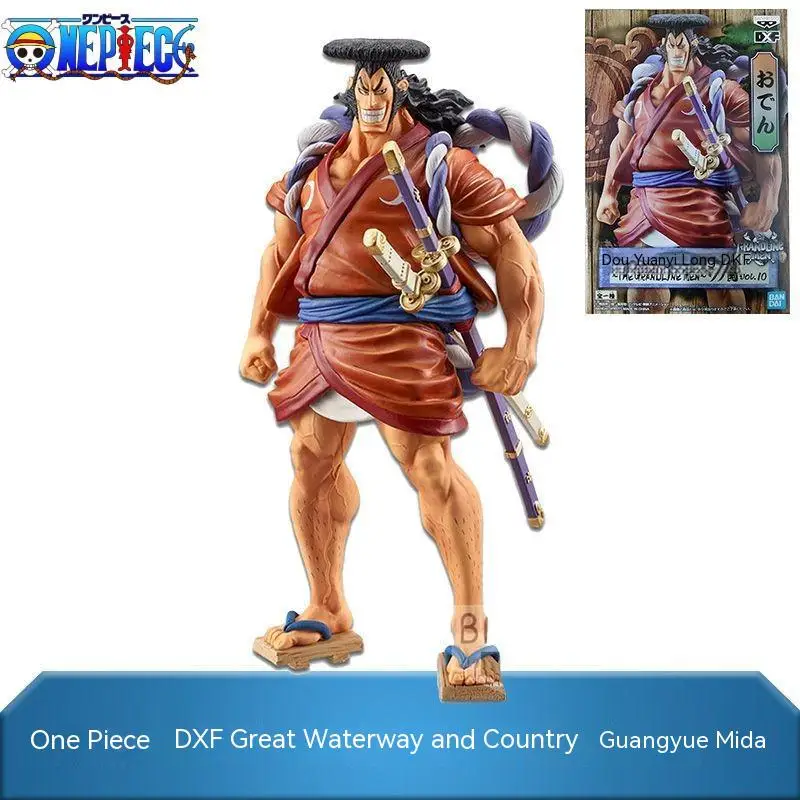 

Anime Action Figure Bandai One Piece DXF Grand Line Kozuki Oden Wano Country Keihin Doll PVC Manga Statue Collectible Model Toys