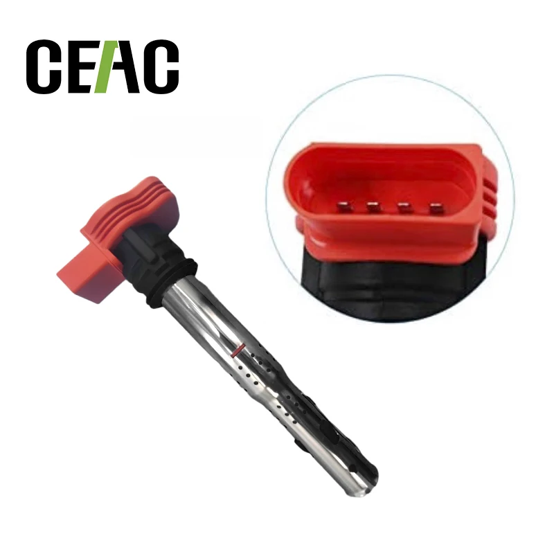 

CEAC Катушка зажигания для VW Jetta Golf Passat Tiguan CC для Audi A3/4/5/6/7/8 TT Q3/5 R8 06E905115E