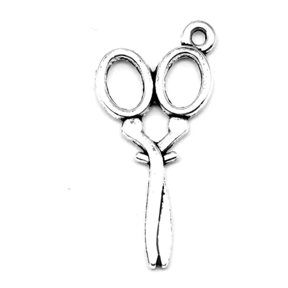 

Scissors Charm For Making Jewelry Diy Finding 80pcs 18x29mm