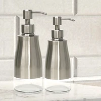 300ml stainless steel foam dispenser thickened glass facilitate cleaning elegant rust proof protection soaps pump