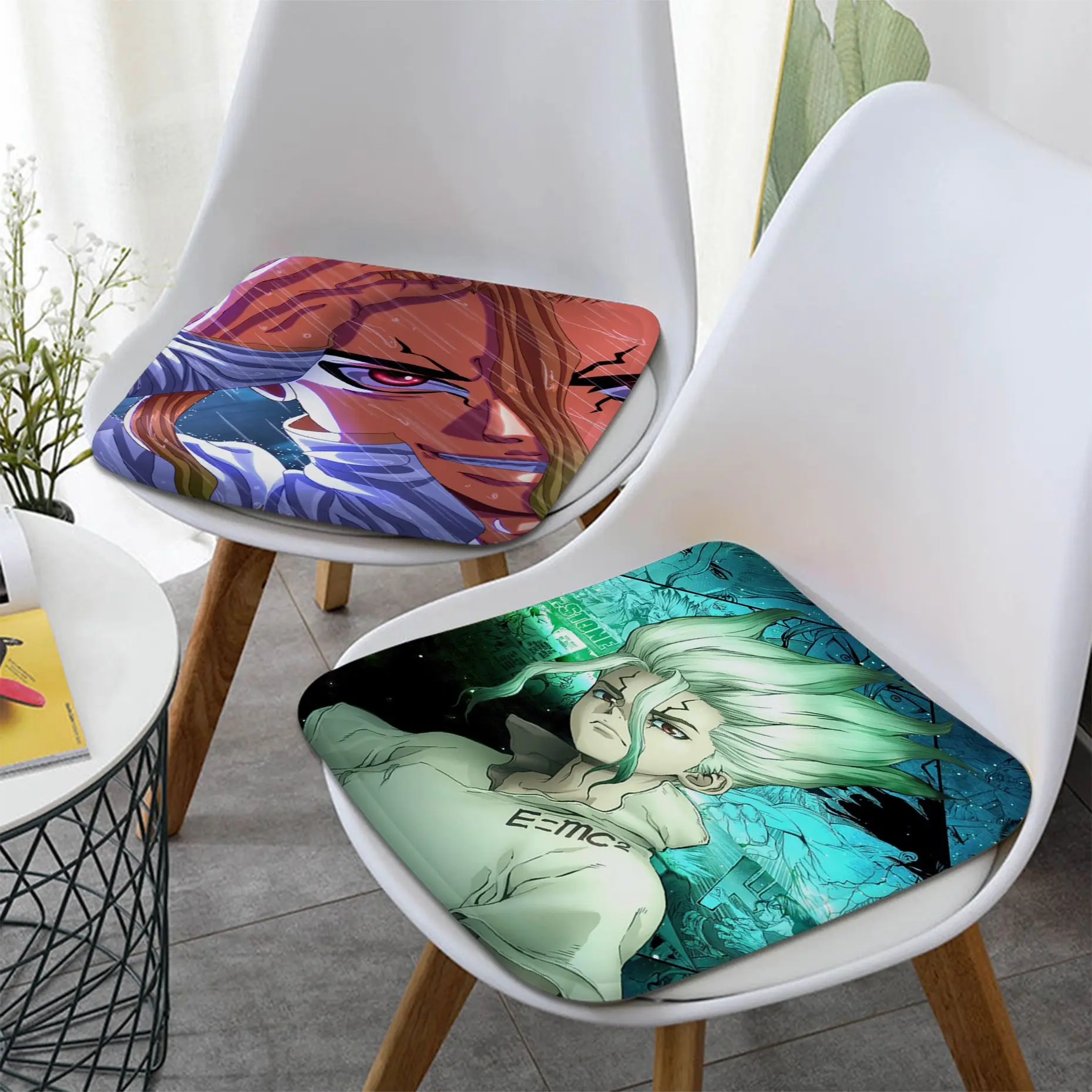 

Anime Dr. Nordic Printing Seat Cushion Office Dining Stool Pad Sponge Sofa Mat Non-Slip Stool Seat Mat