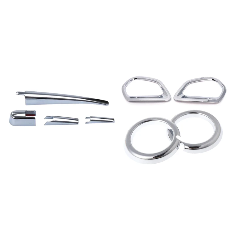 

Rear Wiper Cover Rear Window Wiper Cover Exterior For Mitsubishi Outlander 2013-2019 & Front And Rear Fog Lights Cover