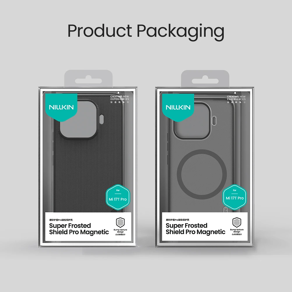 Магнитный чехол NILLKIN для Xiaomi 17T  17T Pro Frosted Shield Pro, жесткий чехол из ТПУ и поликарбоната (art.: 3920db38b9535) - 3920db38b9535