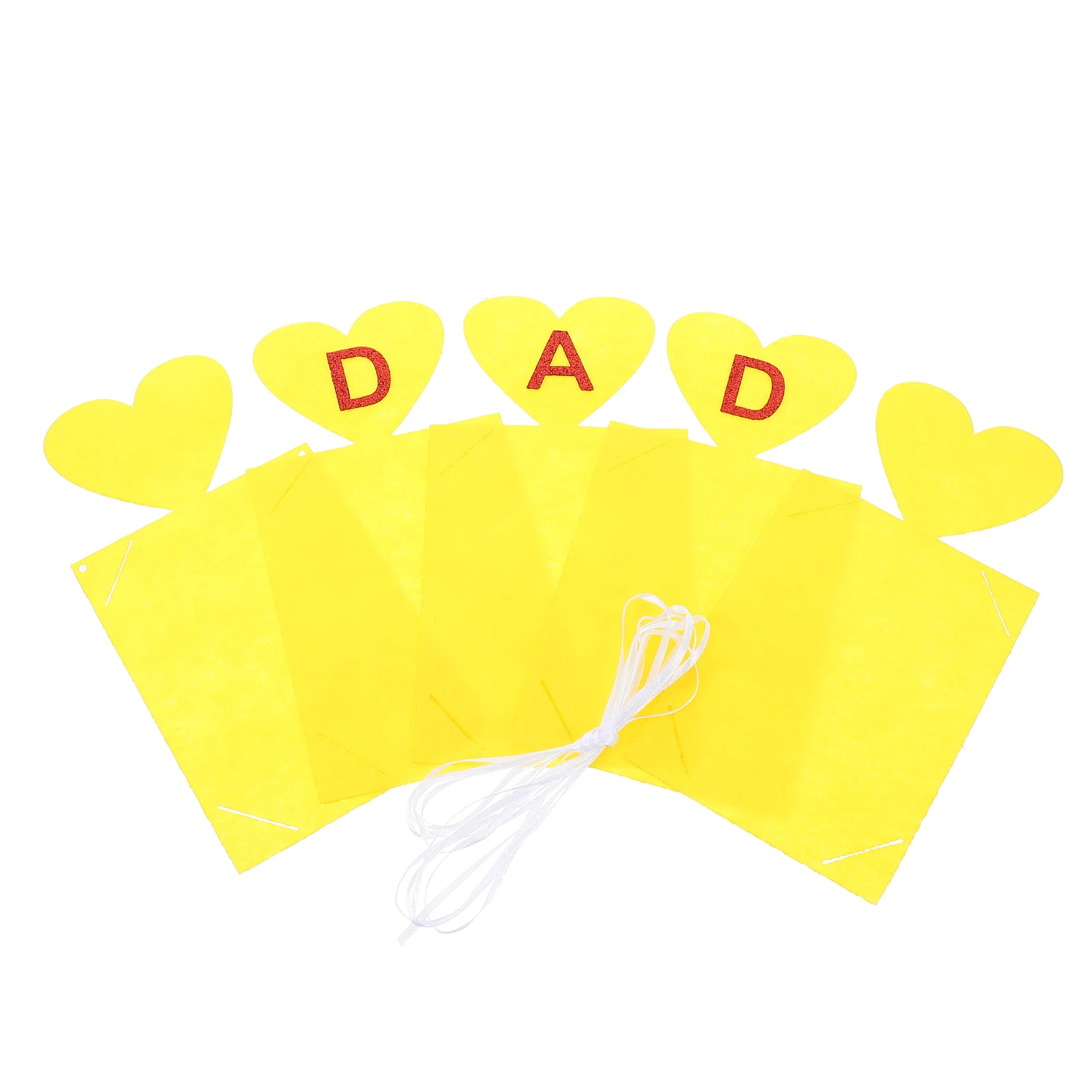 

1 Set Lovely Photo Banner Father's Day Photo Frame Banner Photo Bunting Flag