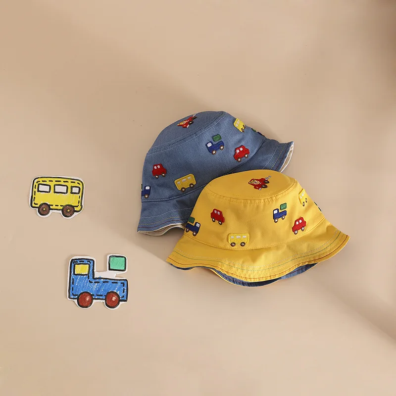 Summer Baby Bucket Hat Children's Panama Sun Hats Intant Toddler Beach Cap Sunbonnet Fedoras Outdoor Sunscreen Fisherman Beanie | Детская