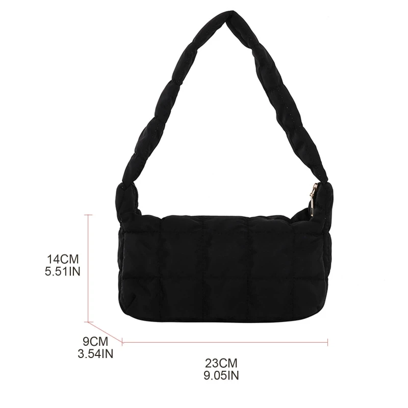 Модные хлопковые женские сумки на ремне Space Pad зимние нейлоновые сумки-шопперы