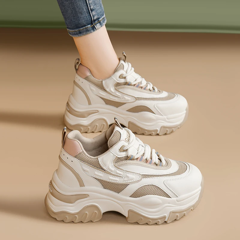 AUTUSPIN 6 5 см женские кроссовки на массивной платформе летняя уличная удобная