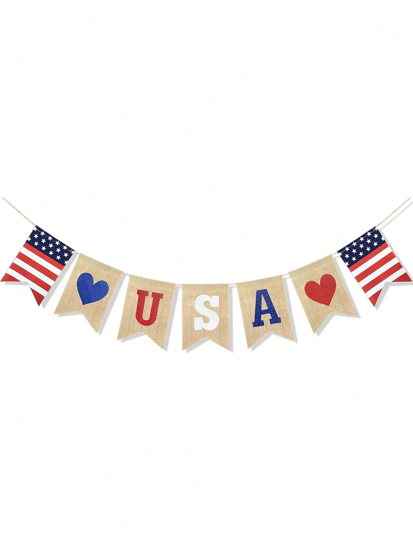 Флюоресцентный флажок украшение 4 июля празднование Дня независимости в США