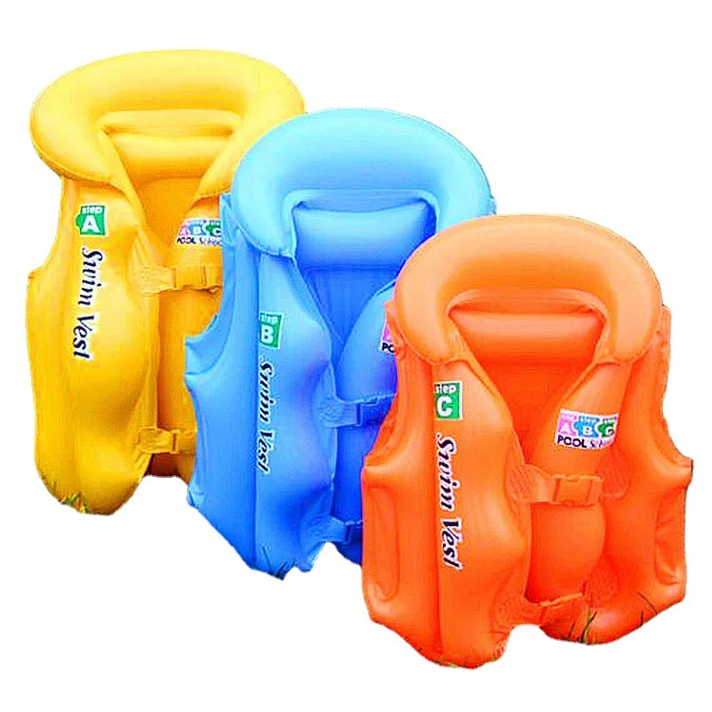 

Children Life Vest PVC Inflatable Float Swim Life Jacket Water-Skiing Boating Surfing Water Sports Kids Boys Girls Swimming Vest