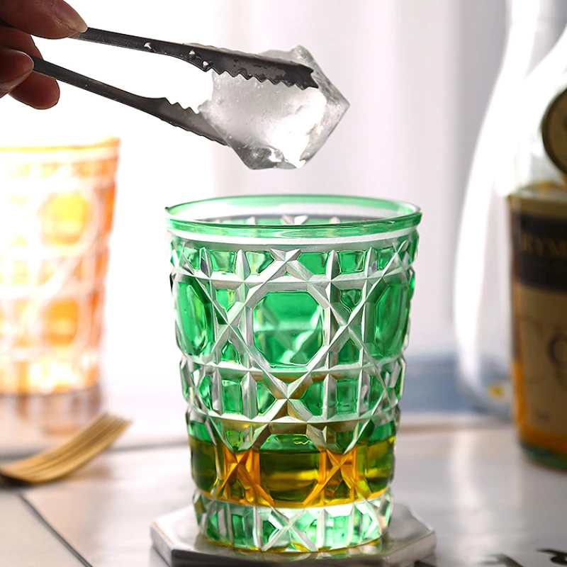 Кружки для чая и виски в клетку 300 мл |