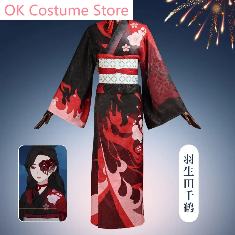 Кимоно Genshin Impact Hanyuuda chizulu женский косплей костюм искусственная игра униформа Hallowen