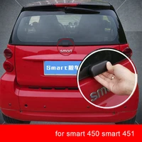 car rear bumper trunk back door handle sticker auxiliary knob exterior decoration for old smart fortwo 451 smart 450