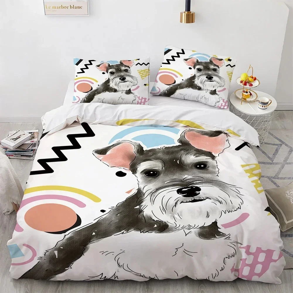 Водолазный пододеяльник для собак King Queen Size 3D Lovely Running Pet Puppy