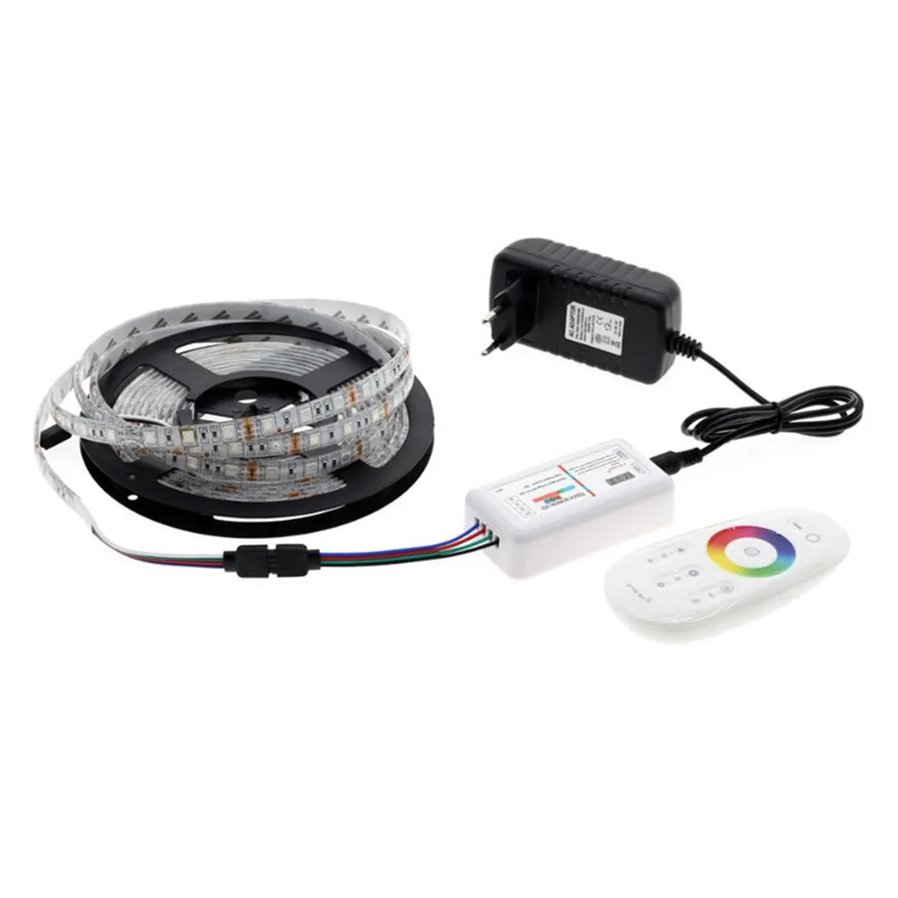 Гибкая светодиодная лента SMD2835 5050, 12 В постоянного тока, RGB / RGBW/RGBWW, 5 м