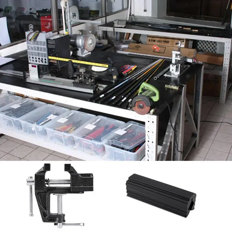

Golf Club Grip Replacement Tool Vise Table Vise Rubber Vise Clamp Golf Club Regripping For Golf Drivers Wedges Irons Putters