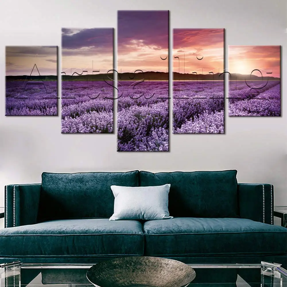 

Artsailing Canvas Paintings HD Prints Classic Pictures Lage Flower Chrysanthemum Sunflower rose Abstract 5 pieces Wall