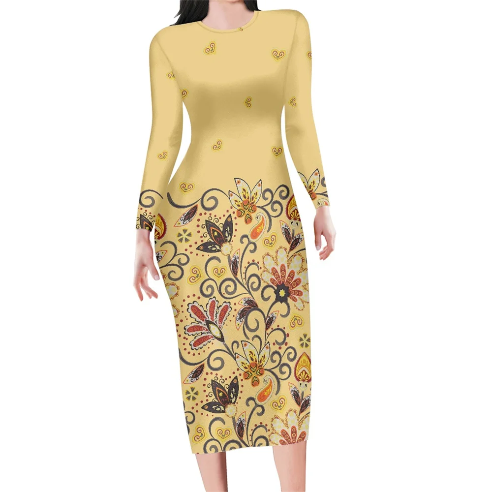 Dresses Bodycon Dresses For Women Yellow Beautiful Boho Flor