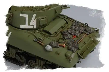 Hobby Boss 84801 1/48 U.S. M4A1 76 (W) средний танк (пластиковая модель) |
