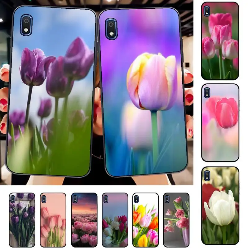

Tulip flower Phone Case for Samsung A51 01 50 71 21S 70 31 40 30 10 20 S E 11 91 A7 A8 2018