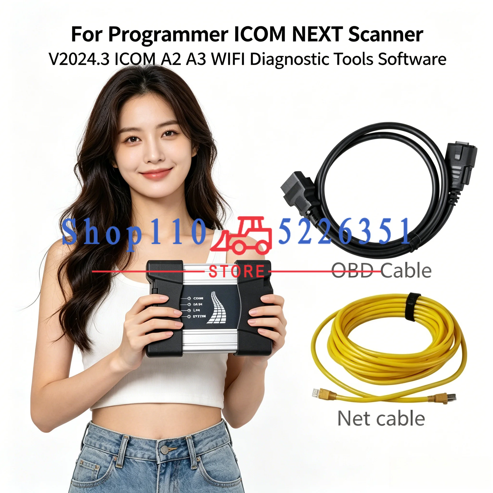 Фото V2024.3 Программное обеспечение для диагностических инструментов ICOM NEXT Scanner ICOM A2 A3 WIFI для программистов №1