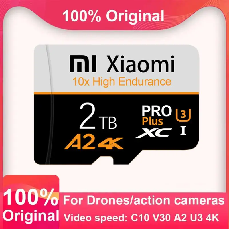 XIAOMI V30 Extreme Pro Микрокарта 64 ГБ 128 256 512 1 ТБ UHS-I Карта памяти TF-карта 100 МБ/с C10 U3 4K для