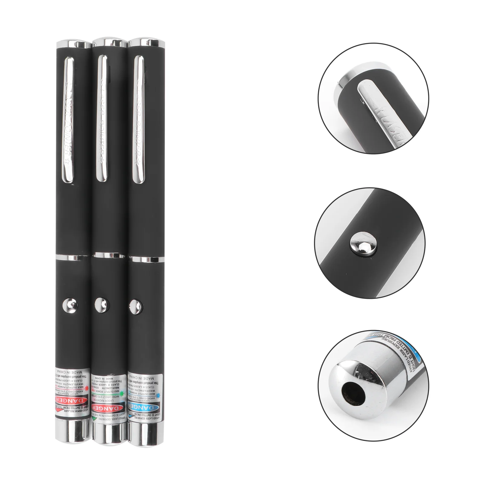 

3pcs Metal Focusable Beam Visible Teaching Interactive Pen for Teaching