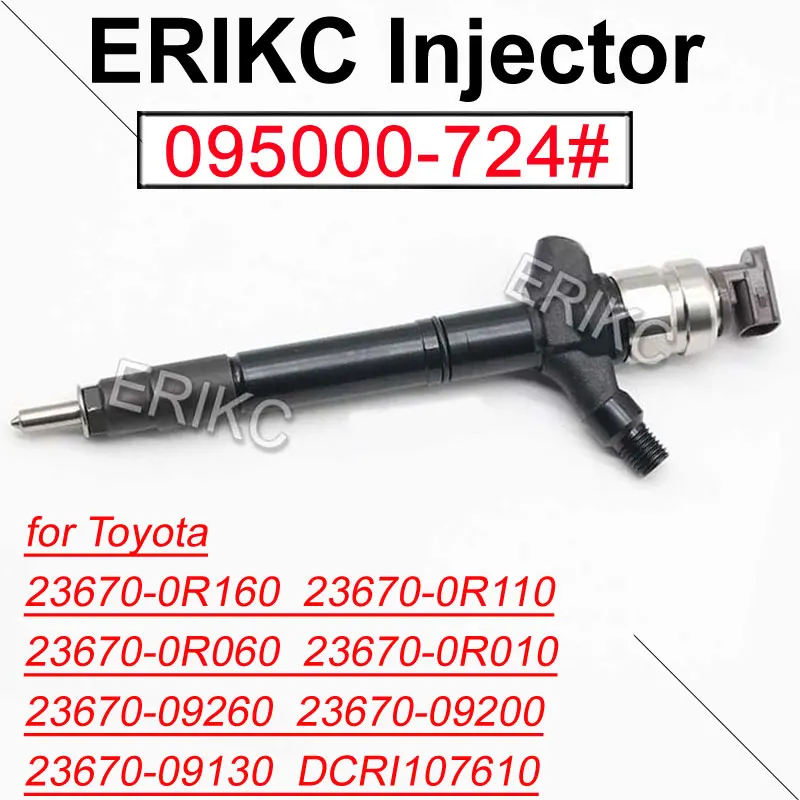 Фото 23670-0R010 Дизельная форсунка 23670-0R060 для системы Common Rail 095000-7241 для TOYOTA AVENSIS 095000-7240 №1