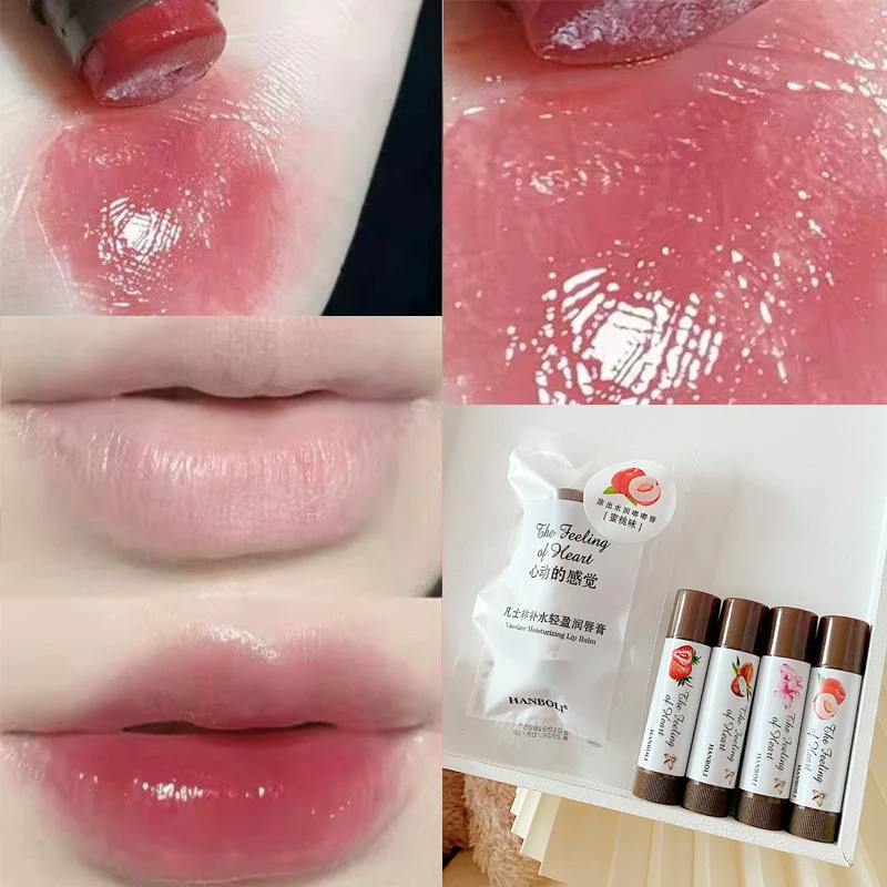 

Fruity Lip Balm Moisturizing Lip Gloss Natural Hydrating Colored Lip Tint Lipstick Waterproof Nourish Lip Balm Lip Care Cosmetic