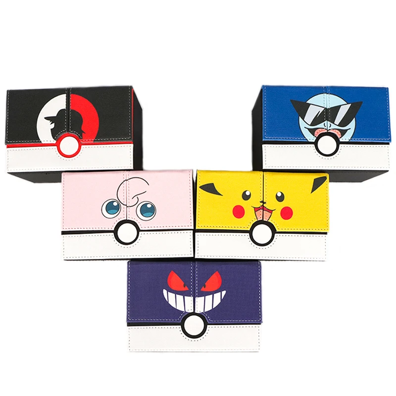 Новый мультяшный PTCG Gengar Сквиртл коллекция настольная игра Коробка для хранения