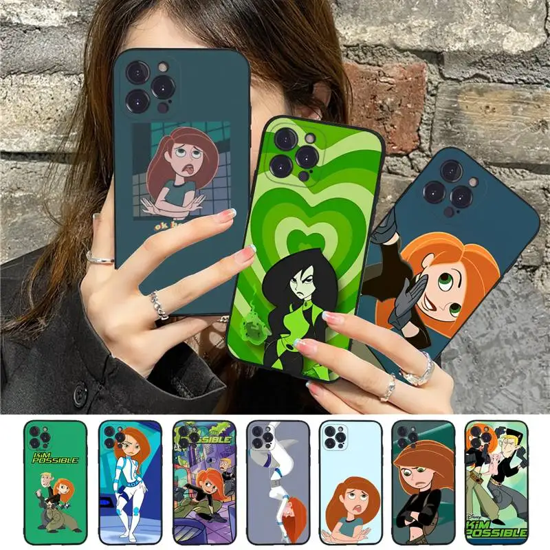 

Disney Kim Possible Phone Case For iPhone 14 13 12 Mini 11 Pro XS Max X XR SE 6 7 8 Plus Soft Silicone Cover