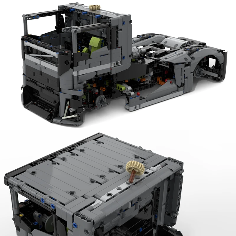 Новинка 1670 шт. технический Железный рыцарь тяжелый грузовик мод от 42126 MOC сборный