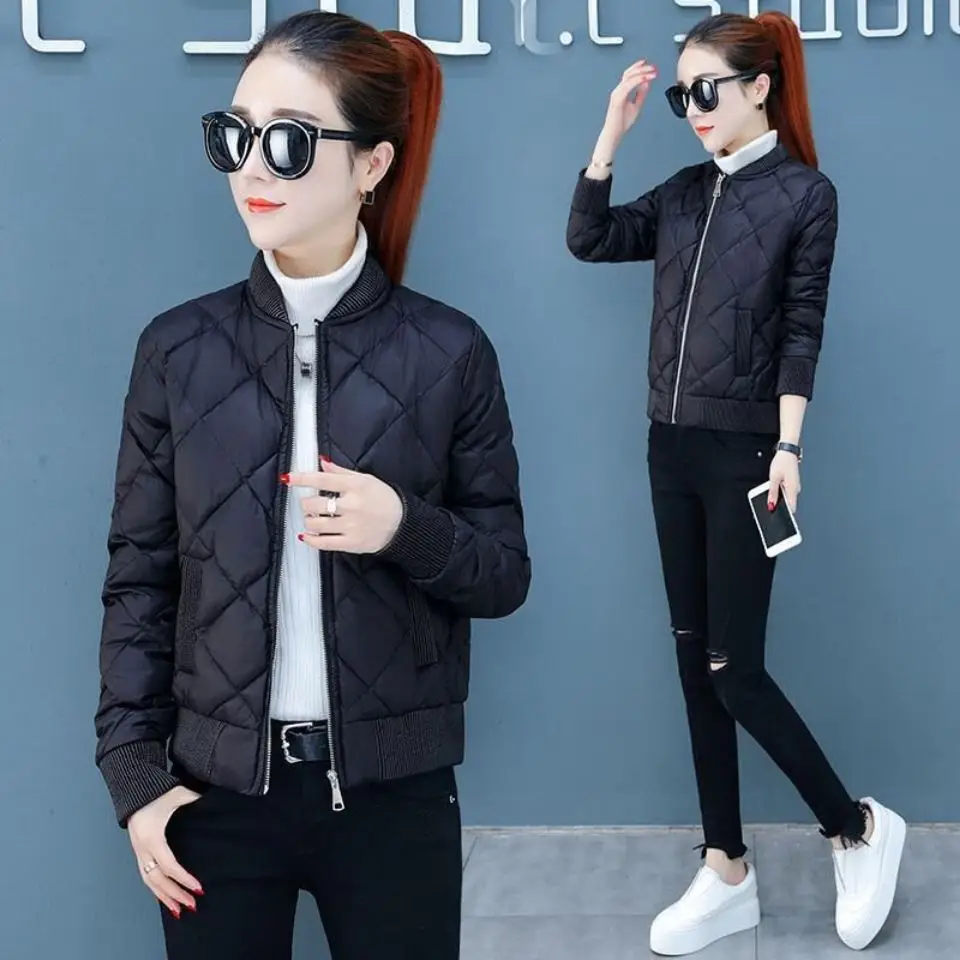 Winter Small Cotton Jacket for Women's Winter Clothing 2023 New Short Down Cotton Jacket Korean Version Loose and Thickened