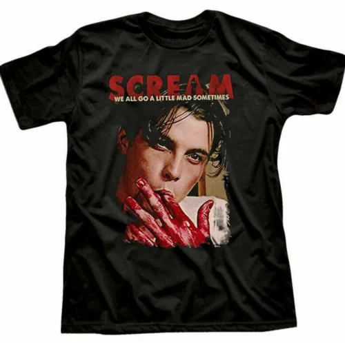 

Rare Scream Scary Movie Graphic T Shirt Funny Vintage Gift For Men Women 2022