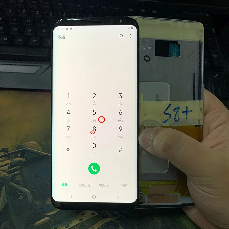 

Оригинальный ЖК-дисплей S8 Plus для Samsung Galaxy S8 Plus G955, ЖК-дисплей с сенсорным дигитайзером и точками, бесплатная доставка