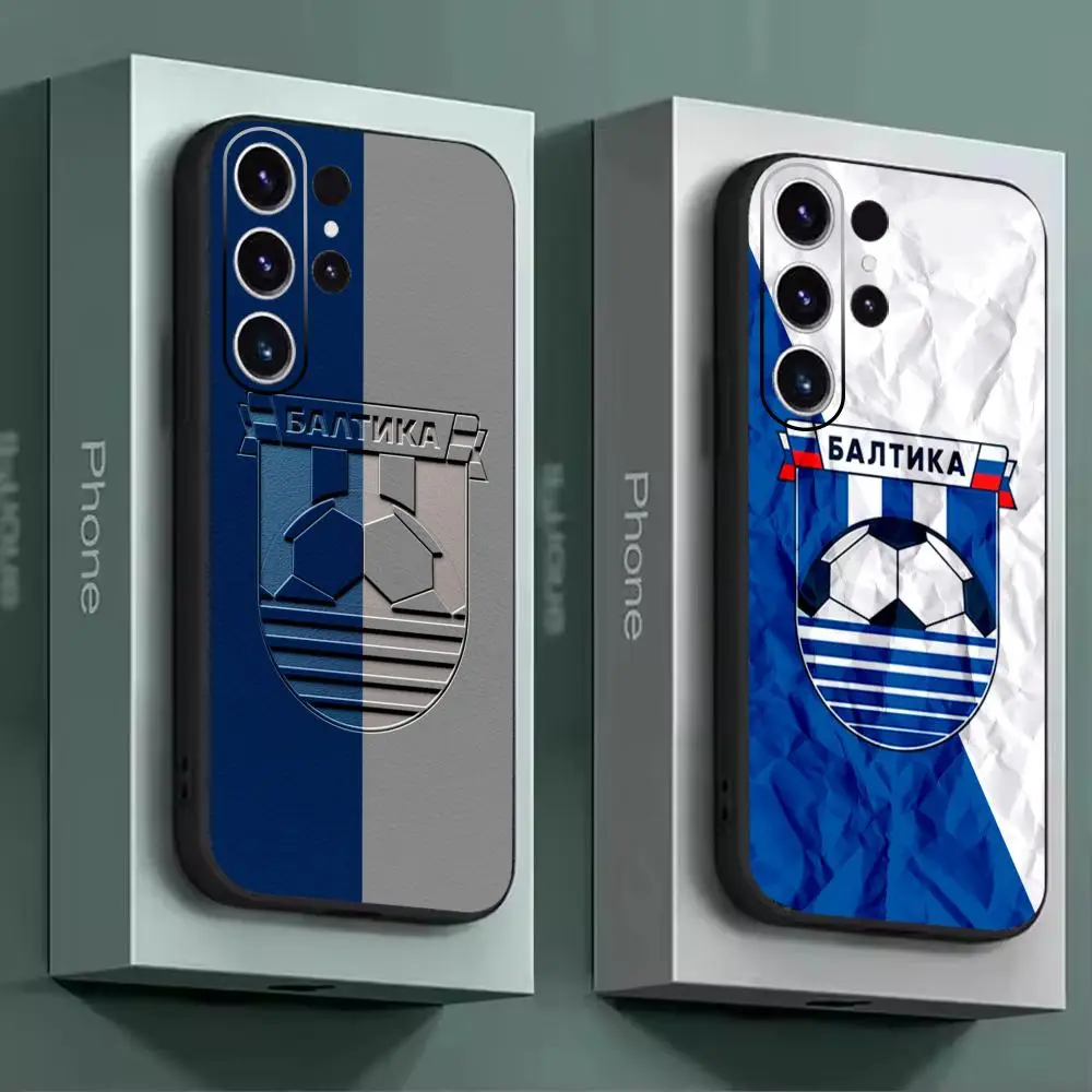Фото Чехол для телефона FC Baltika Kaliningrad для Samsung Galaxy S26 S25 S24 S23 S22 S21 Plus Ultra Fold A, мягкий, черный №2