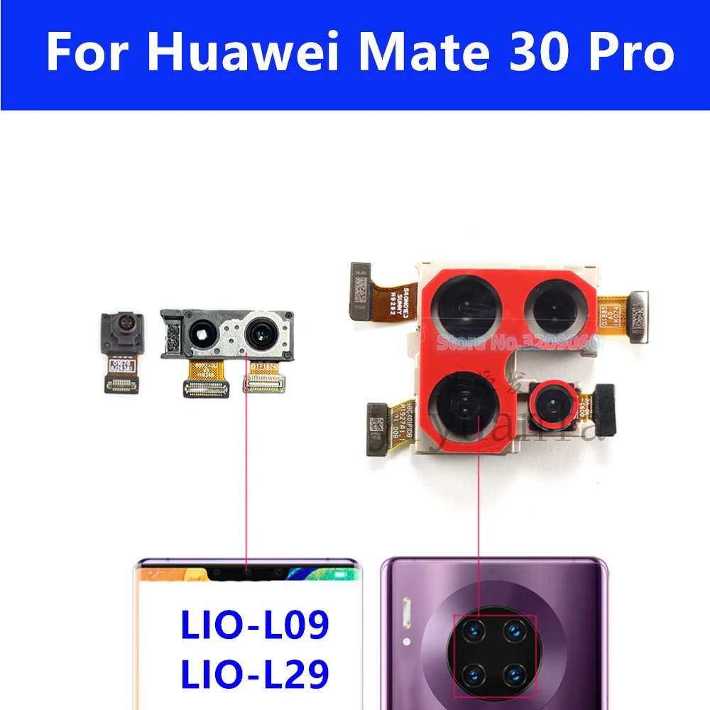 Одна Передняя и задняя камера для Huawei Mate 30 Pro Модуль задней камеры задний вид