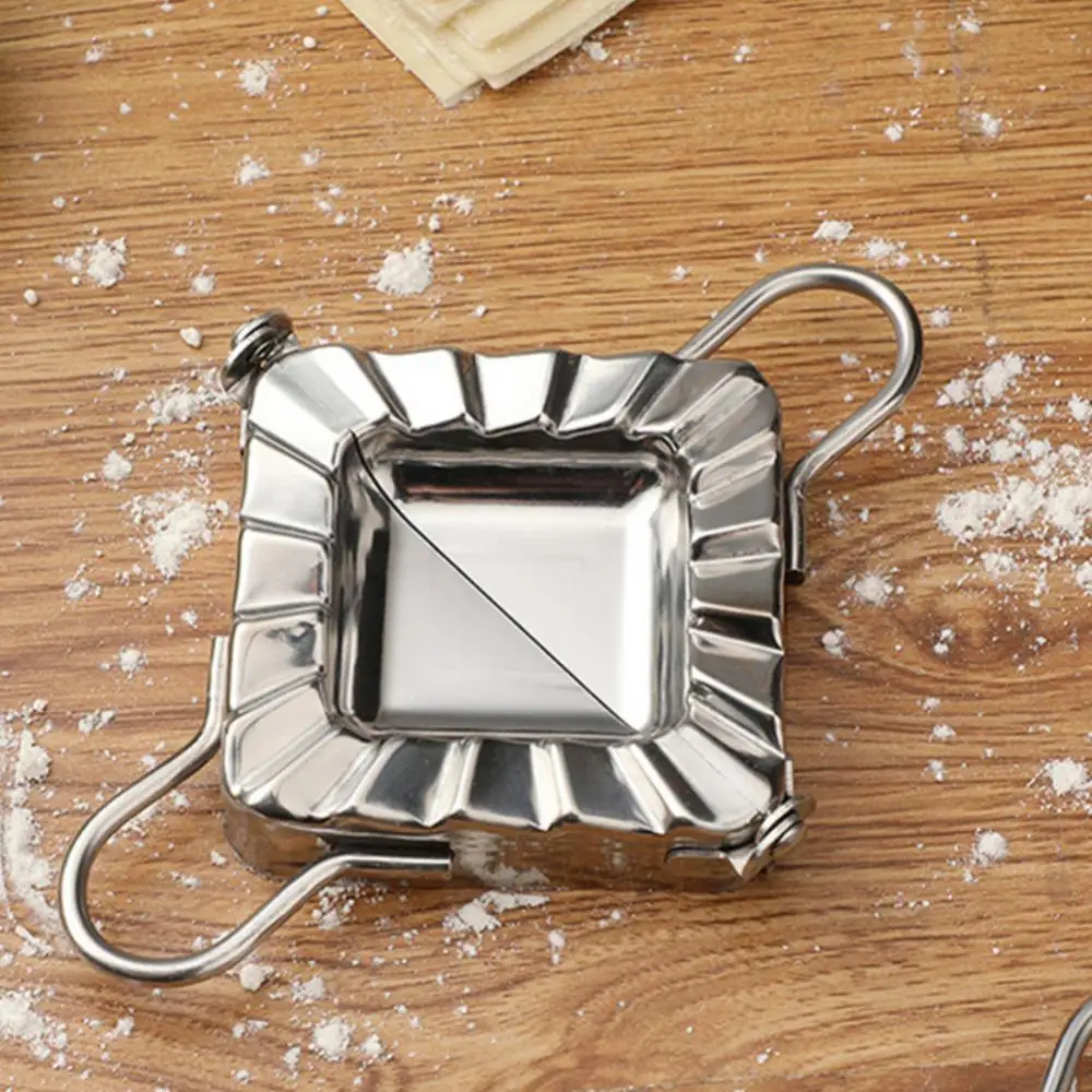 

Effective Jiaozi Maker Device Stainless Steel Durable Dumpling Mold 1pcs Making Machine Wholesale Dumpling Wrapper Cutter
