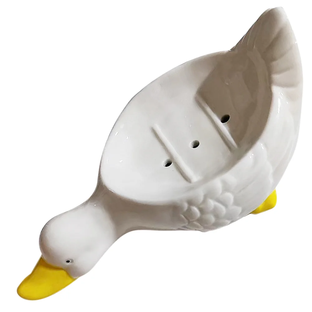 

Household Products Soap Dish Ceramic Bathroom Supplies Holder Container Holders Decorative Tray