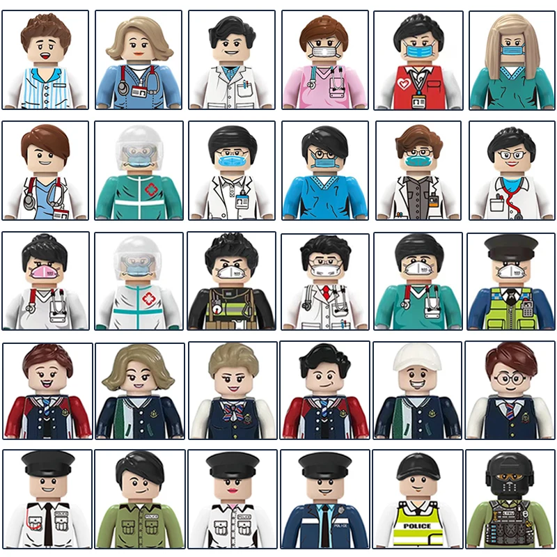 Детский конструктор «городские фигурки»