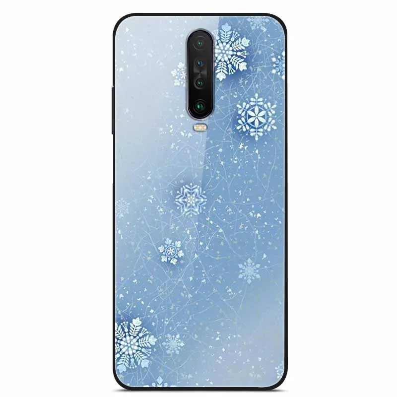 Роскошная ударопрочная задняя крышка из закаленного стекла для Redmi K30 классный