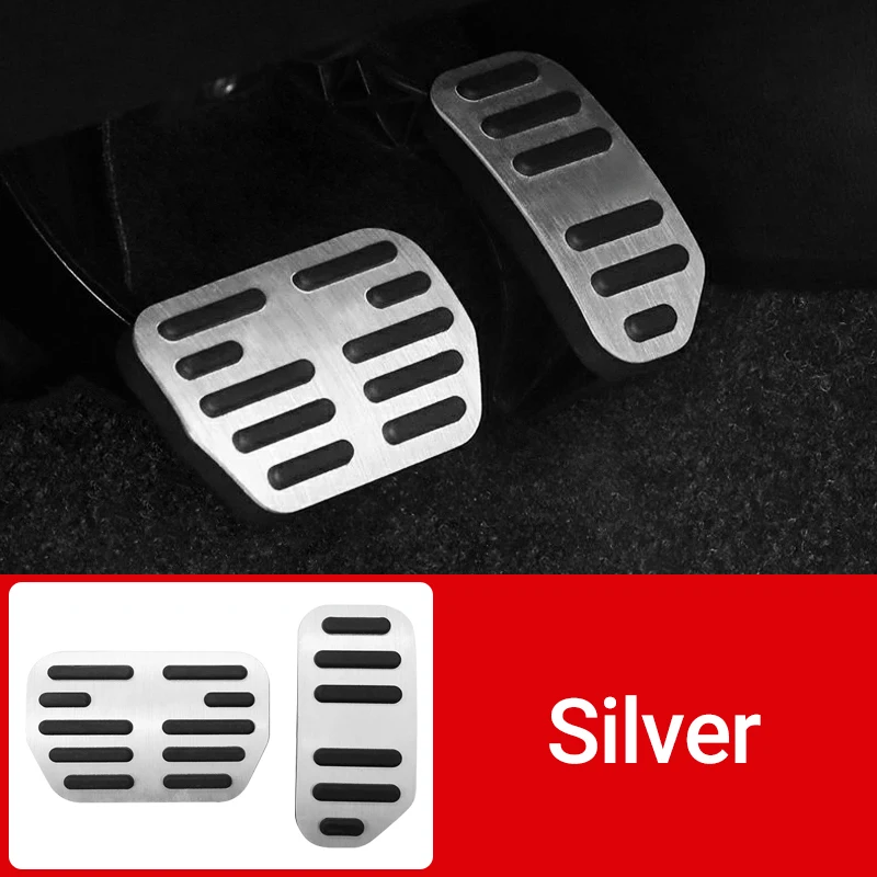 

Алюминиевые Автомобильные Педали Акселератора И Тормоза, Нескользящие Накладки Для Toyota RAV4 XA40 2013-2018